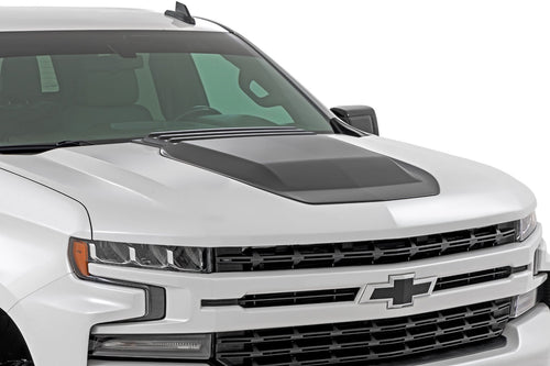 Toma de Aire de Cofre | G9K Satin Acero | Chevy Silverado 1500 2WD/4WD (2019-2026)