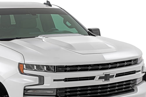 Toma de Aire de Cofre | GAZ Summit Blanco | Chevy Silverado 1500 2WD/4WD (2019-2026)