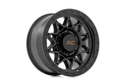 Rough Country 78 Serie Rin | Beadlock Simulado | Negro | 18x9 | 8x170 | -12mm