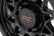 Rough Country 78 Serie Rin | Beadlock Simulado | Negro | 18x9 | 8x170 | -12mm