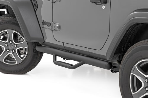 Estribos Tubulares | Longitud Completa | 2 Puertas | Jeep Wrangler JL 4WD (2018-2026)