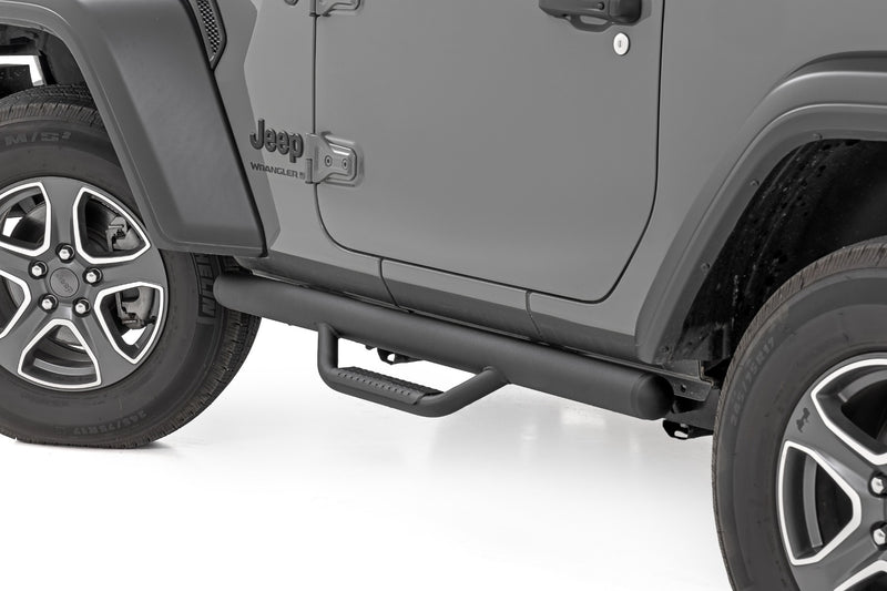 Estribos Nerf Largo Completo | 2 Puertas | Jeep Wrangler JL 4WD (2018-2026)