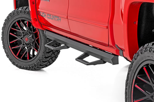 SRL2 Adj aluminio Step | Cabina Crew | Chevy/GMC 1500/2500HD/3500HD (07-18 & Classic)