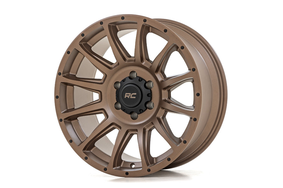 Rough Country 90 Serie Rin | Una Pieza | Bronce | 20x9 | 8x6.5 | 0mm