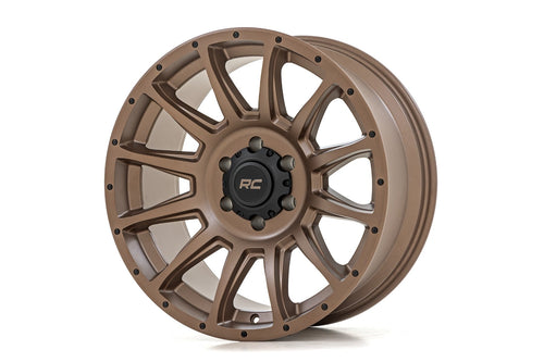 Rough Country 90 Serie Rin | Una Pieza | Bronce | 18x9 | 8x170 | -12mm