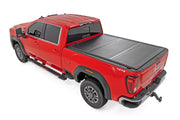 Cubierta de Caja Rígida de Perfil Bajo | 6'9" Bed | Rail Caps | Chevy/GMC 2500HD/3500HD (20-26)