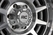 Rough Country 85 Serie Rin | Beadlock Simulado | Maquinado Completo | 17x9 | 8x6.5 | +0