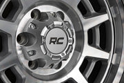 Rough Country 85 Serie Rin | Beadlock Simulado | Maquinado Completo | 17x9 | 5x5 | -12mm