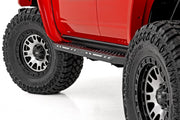 Rough Country 82 Serie Rin | Una Pieza | Negro Semi Brillante Maquinado | 17x9 | 5x4.5 | -12mm