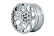 Rough Country 77 Serie Rin | Una Pieza | Cromado | 20x9 | 6x5.5 | -12mm