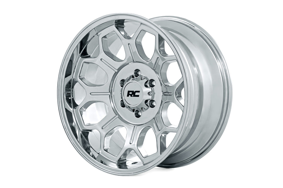 Rough Country 77 Serie Rin | Una Pieza | Cromado | 20x9 | 6x5.5 | -12mm