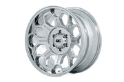 Rough Country 77 Serie Rin | Una Pieza | Cromado | 22x12 | 8x170 | -44mm