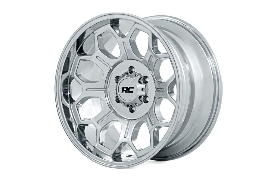Rough Country 77 Serie Rin | Una Pieza | Cromado | 22x12 | 8x170 | -44mm