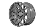 Rough Country 77 Serie Rin | Una Pieza | Gris Gunmetal | 20x9 | 6x5.5 | 0mm