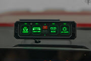 4 Panel de Interruptores | Botones Retroiluminados RGB | Modos Multifunción