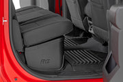 Almacenamiento Bajo Asiento con Tapa con Seguro | Cabina Crew | Chevy/GMC 1500/2500HD/3500HD (19-26)