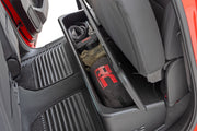 Almacenamiento Bajo Asiento con Tapa con Seguro | Cabina Doble | Chevy/GMC 1500/2500HD/3500HD (19-26)