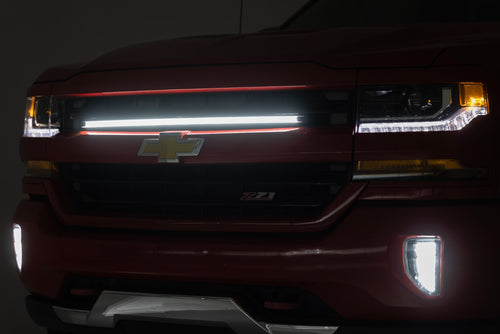 Kit de Luces LED | Montaje en Parrilla | 30 Inch DRL | Chevy Silverado 1500 (16-18)
