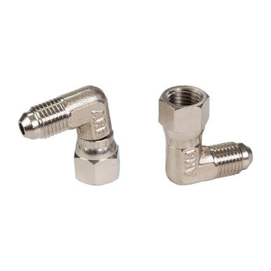 Air Line Elbow Fitting JIC-4(M) JIC-4(F) 2PK
