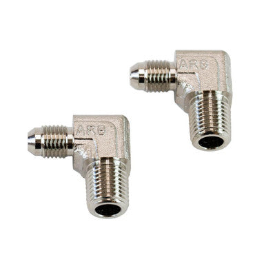 Elbow Fitting JIC-4(M) 1/4 NPT (M) 2PK