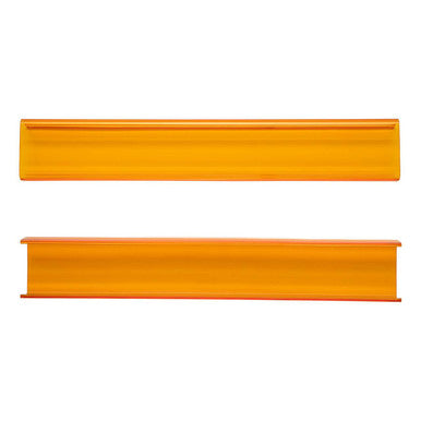 Slimline Lens Cover Amber 2pc Pack