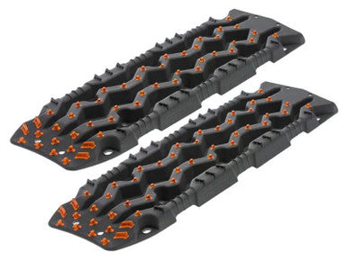 TRED Pro Monument Grey/Orange Recovery Boards (Pair)