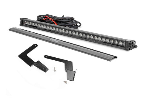 Kit de Luces LED | Montaje en Parrilla Inferior | 30" Negro Single Row | Blanco DRL | Toyota Tacoma (16-23)