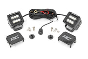 Kit de Luces LED | Montaje tipo Ditch | 2" Negro Pair | Flood Pattern | Ford Bronco (21-26)