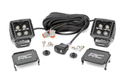 Kit de Luces LED | Montaje tipo Ditch | 2" Negro Pair | Blanco DRL | Ford Bronco (21-26)