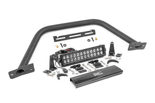 Barra Safari | 12" Barra de Luces LED | Negro | Dual Row | OE Modular Acero | Ford Bronco (21-26)