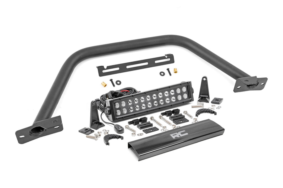 Barra Safari | 12" Barra de Luces LED | Negro | Dual Row | OE Modular Acero | Ford Bronco (21-26)