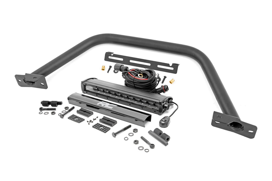 Barra Safari | 12" Barra de Luces LED | Negro | Single Row | OE Modular Acero | Ford Bronco (21-26)