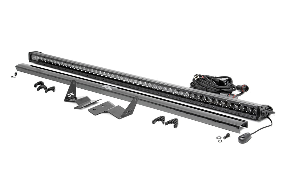 Kit de Luces LED | Parabrisas Superior | 50" Negro Single Row | Ford Bronco (21-26)