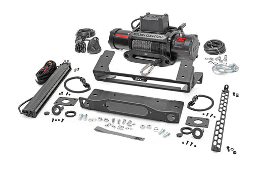 Montaje Alto de Malacate | Todos los Modelos | 12000S | 20 Inch Negro Single Row LED | Ford Bronco (21-26)