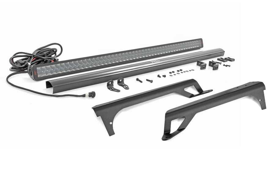 Kit de Luces LED | Montaje en Parabrisas | 50" Spectrum Dual Row | Jeep Wrangler TJ (97-06)