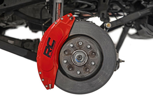 Cubiertas de Calibrador | Delantero y Trasero | Rojo | Jeep Wrangler JK/Wrangler Unlimited (07-18)