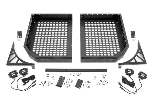 Rack de Carga | Dual 2" Negro LED Pairs | Montaje Empotrado | CFMOTO UFORCE 1000