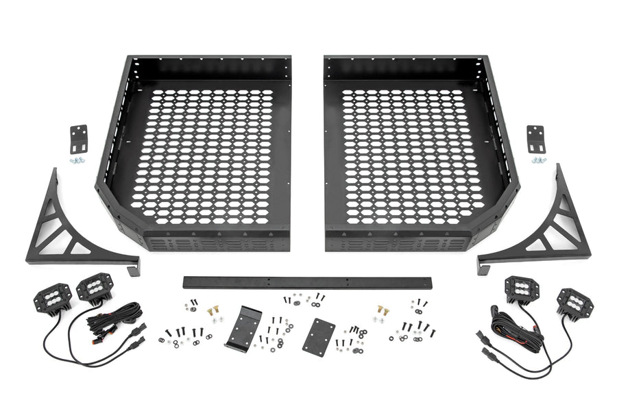 Rack de Carga | Dual 2" Negro LED Pairs | Montaje Empotrado | CFMOTO UFORCE 1000