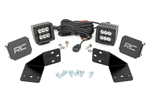 Kit de Luces LED | Montaje Trasero | 2" Negro Pair | CFMOTO UFORCE 1000