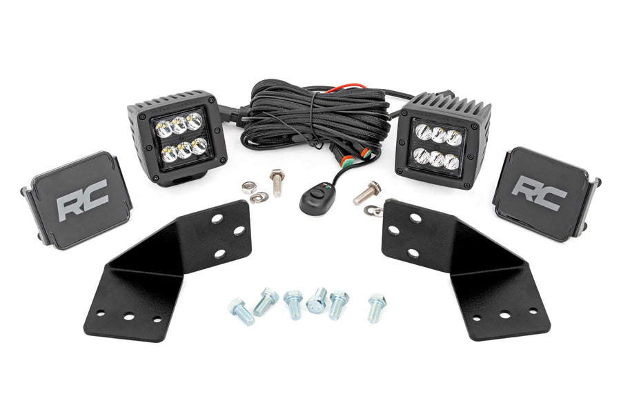 Kit de Luces LED | Montaje Trasero | 2" Negro Pair | CFMOTO UFORCE 1000