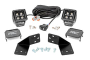 Kit de Luces LED | Montaje Trasero | 2" Negro Pair | Blanco DRL | CFMOTO UFORCE 1000
