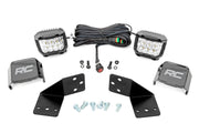 Kit de Luces LED | Montaje Trasero | 3" Cromado Pair | Ángulo Amplio | CFMOTO UFORCE 1000