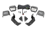 Kit de Luces LED | Montaje en Jaula | 2" Cromado Pair | Ángulo Amplio | CFMOTO UFORCE 1000