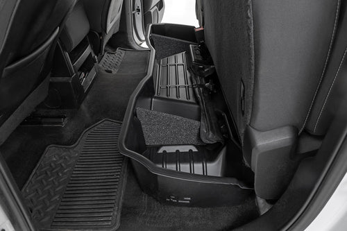 Almacenamiento Bajo Asiento | Cabina Doble | Chevy/GMC 1500/2500HD/3500HD 2WD/4WD