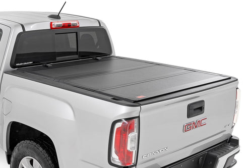 Cubierta de Caja Rígida Tri-Plegable Abatible | 6' Bed | Chevy/GMC Canyon/Colorado (15-26)