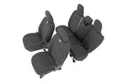 Fundas de Asiento | Delantero y Trasero w/ Armrest | Jeep Wrangler Unlimited 4WD (18-26)