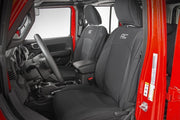 Fundas de Asiento | Delantero y Trasero w/ Armrest | Jeep Wrangler Unlimited 4WD (18-26)
