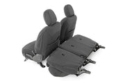 Fundas de Asiento | Delantero y Trasero w/ Armrest | Jeep Wrangler Unlimited 4WD (18-26)