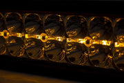 20 Inch LED Serie Cromado Light Bar | Dual Row | Ámbar DRL
