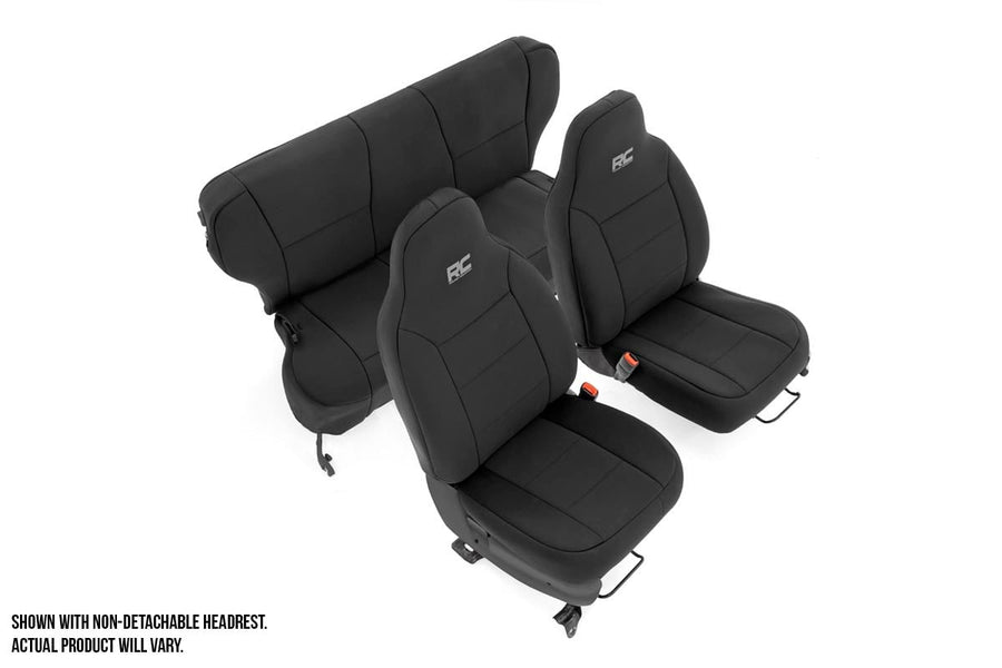 Fundas de Asiento | Detachable Headrest Delantero y Trasero | Jeep Cherokee XJ 2WD/4WD (97-01)